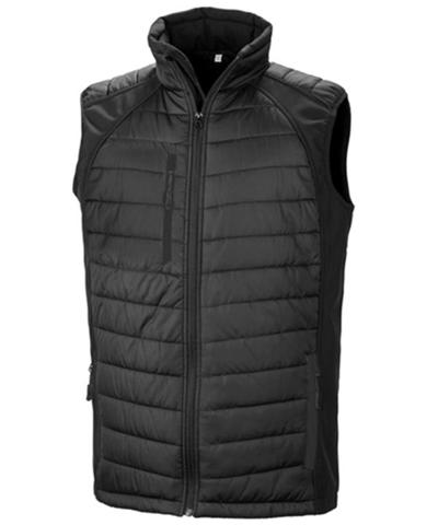 Result Black Compass Softshell Gilet