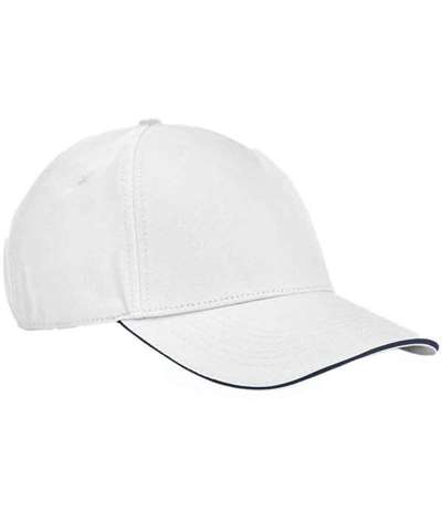 EarthAware® Classic Organic Cotton 5 Panel Sandwich Peak Cap