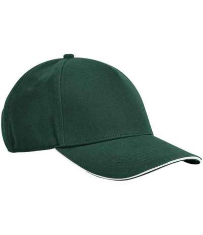 EarthAware® Classic Organic Cotton 5 Panel Sandwich Peak Cap