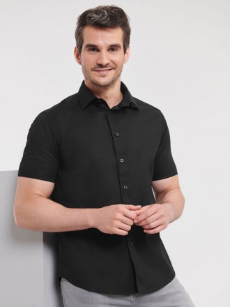 Men's Short Sleeve Easy Care Fitted Shirt
