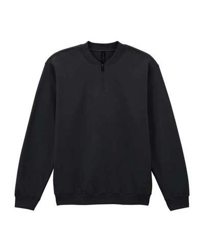 SoftStyle® Midweight Fleece 1/4 Zip Sweatshirt