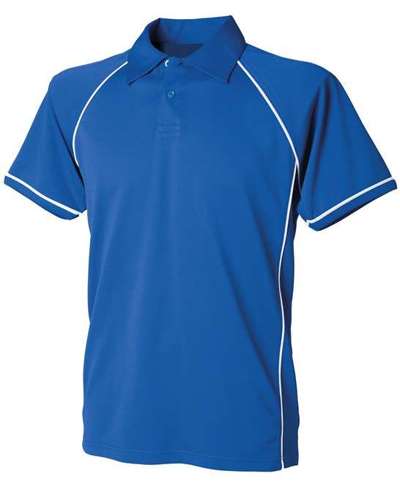 Kids Piped Performance Polo