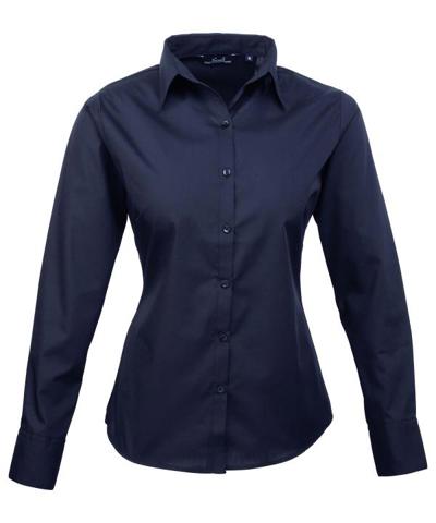 Women's Poplin Long Sleeve Blouse
