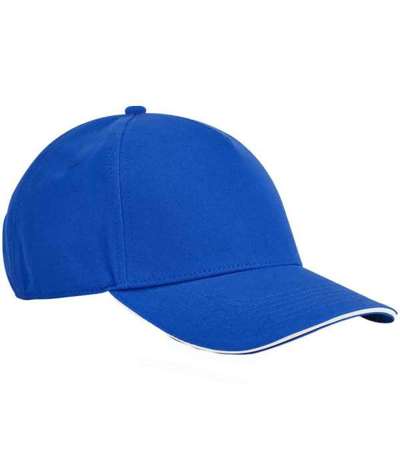 EarthAware® Classic Organic Cotton 5 Panel Sandwich Peak Cap