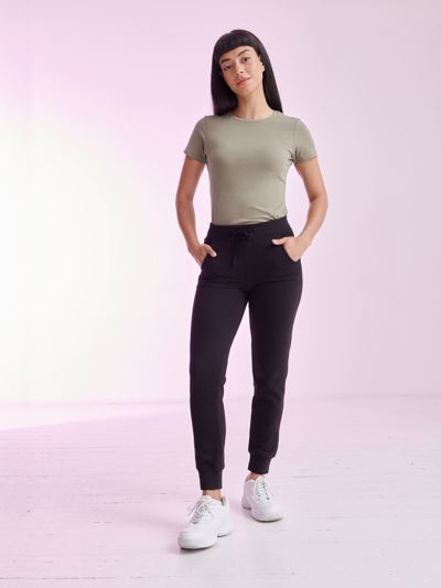 Ladies Slim Cuffed Jog Pants