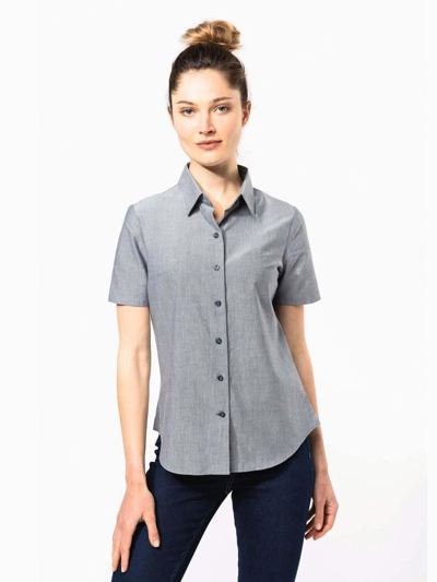 Women's Short Sleeve Easycare Oxford