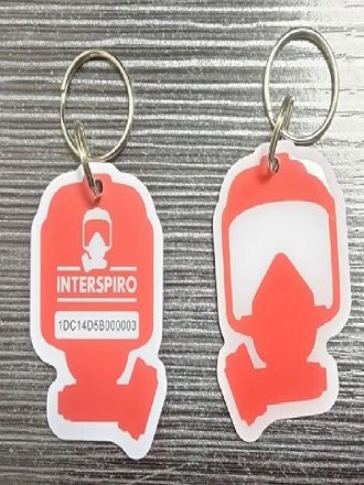 Respirator shaped RFID Tags