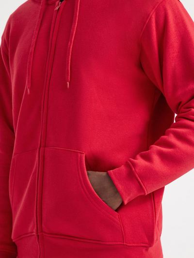 Adults Classic Fill Zip Hooded Sweatshirt