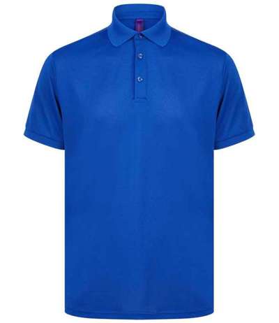 Henbury Recycled Polyester Piqué Polo Shirt