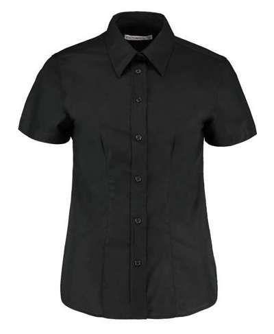 Women's Workplace Oxford Blouse Short Sleeved