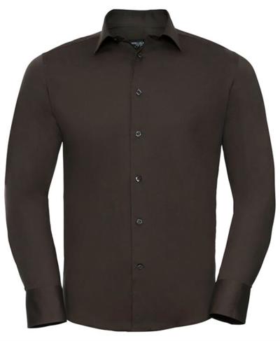 Men's Long Sleeve Easy Care Fitted Shirt