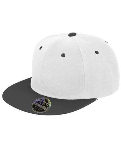 Contrast Bronx Flat Peak Snapback Cap