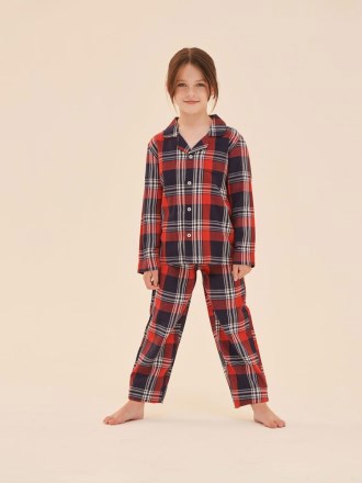 Kids Tartan Lounge Set