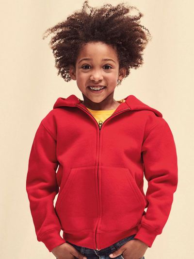 Kids Hooded Sweat Jkt 70/30