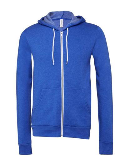 CLEARANCE Unisex Zip Up Polycotton Fleece Hoodie