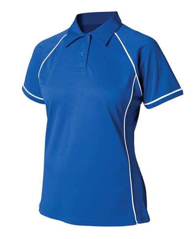 Women's Piped Performance Polo