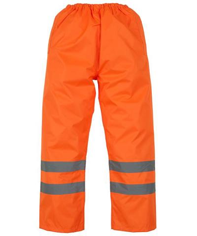 Hi Vis Waterproof Contractors Trousers