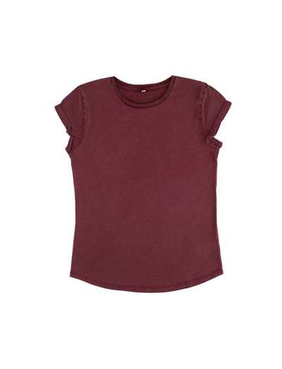 Women's Rolled Sleeve T Shirt