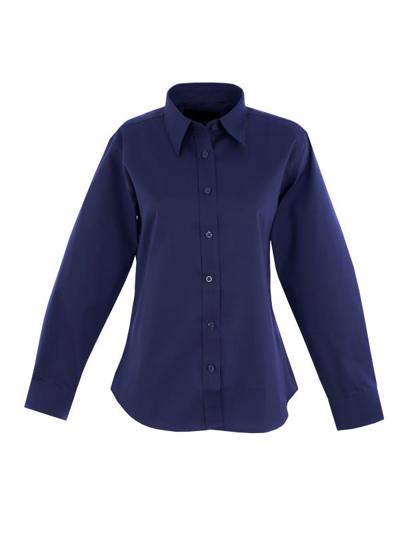 Ladies Pinpoint Oxford Fill Sleeve Shirt