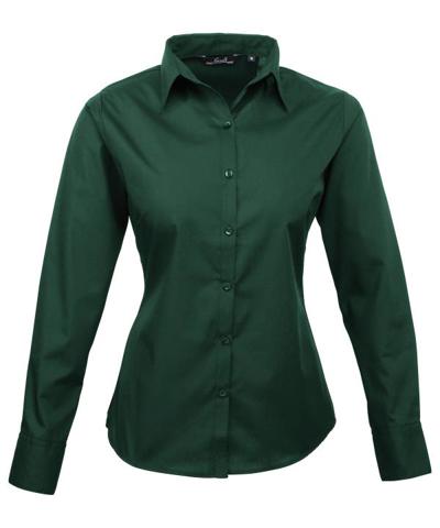 Women's Poplin Long Sleeve Blouse