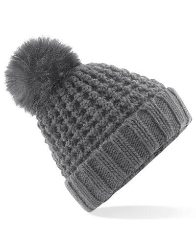 Popcorn Faux Fur Pop Pom Beanie (discontinued)