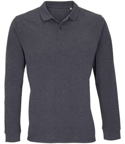 Planet Long Sleeve Pique Polo Shirt
