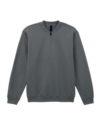 SoftStyle® Midweight Fleece 1/4 Zip Sweatshirt