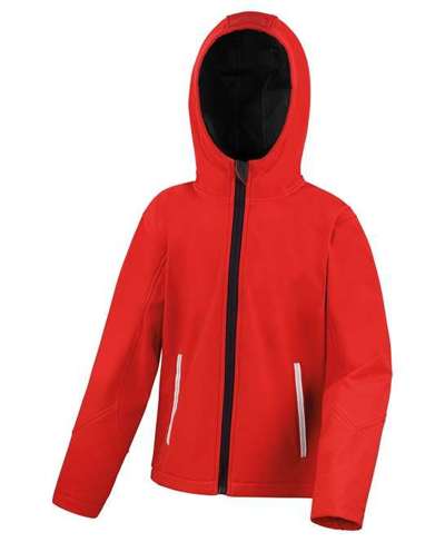 Result Core Junior Hooded Softshell Jkt