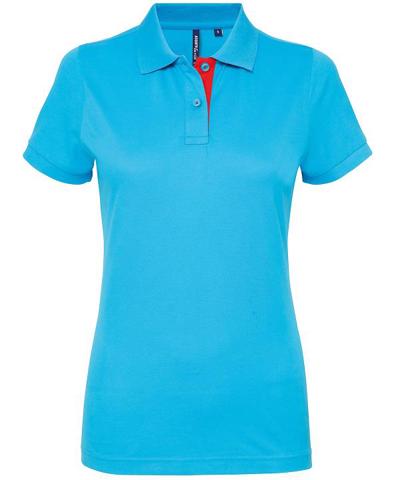Fox Ladies Contrast Polo