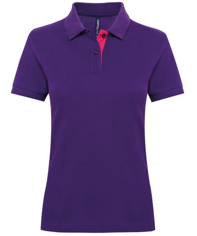 Fox Ladies Contrast Polo