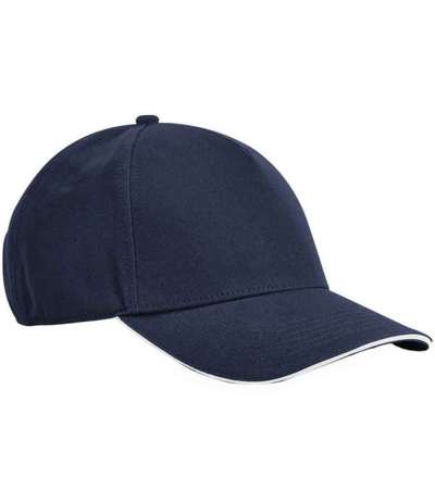 EarthAware® Classic Organic Cotton 5 Panel Sandwich Peak Cap