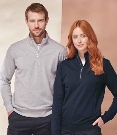 UNISEX SUSTAINABLE 1/4 ZIP SWEATSHIRT
