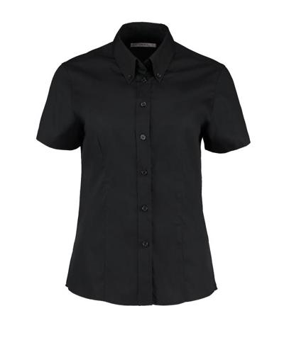 Women's Corporate Oxford Blouse Short Sleeved