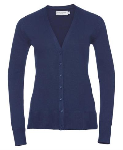 Ladies' V Neck Knitted Cardigan