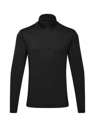 TriDri® recycled long sleeve brushed back ¼ zip top