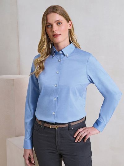 Ladies Supreme Long Sleeve Oxford Shirt