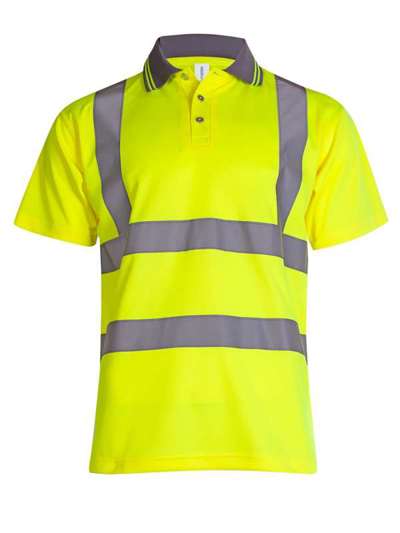 Hi Vis Short Sleeve Polo Shirt