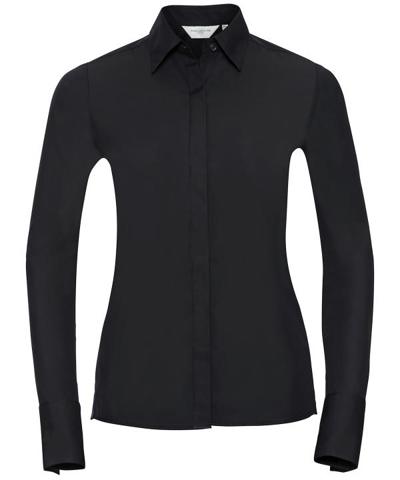 Russell Collection Ladies Stretch Shirt