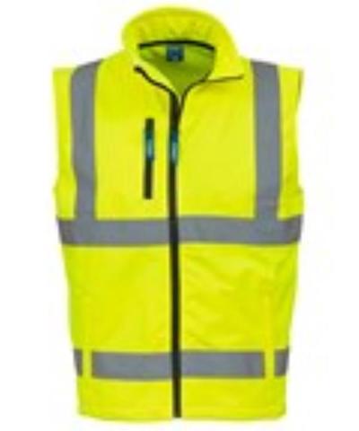 Yoko Hi Vis Softshell Bodywarmer