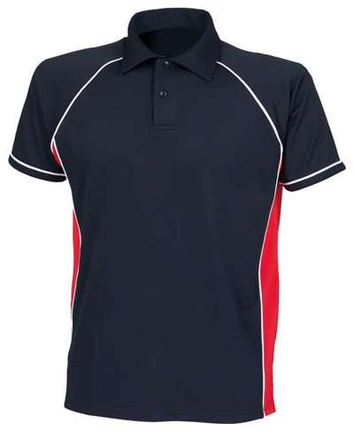 Kids Piped Performance Polo