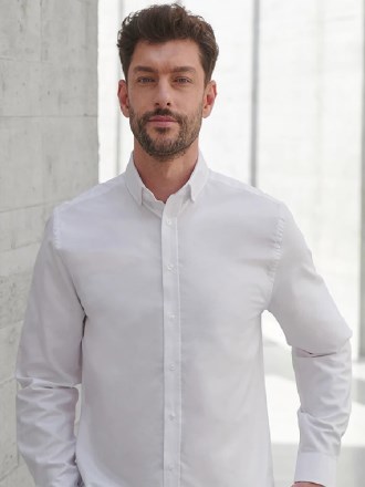 Modern Long Sleeve Classic Fit Oxford Shirt
