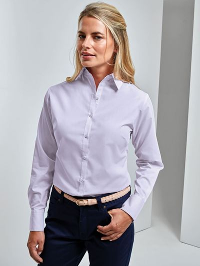 Women's Poplin Long Sleeve Blouse