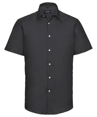 Men's Short Sleeve Easy Care Tailored Oxford Shirt