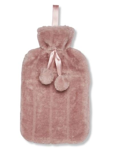 Luxury Classic Faux Fur Hot Water Bottle And Cover