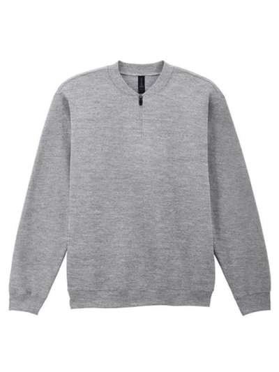 SoftStyle® Midweight Fleece 1/4 Zip Sweatshirt