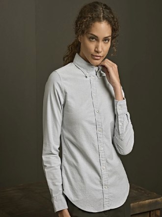 Ladies Perfect Long Sleeve Oxford Shirt