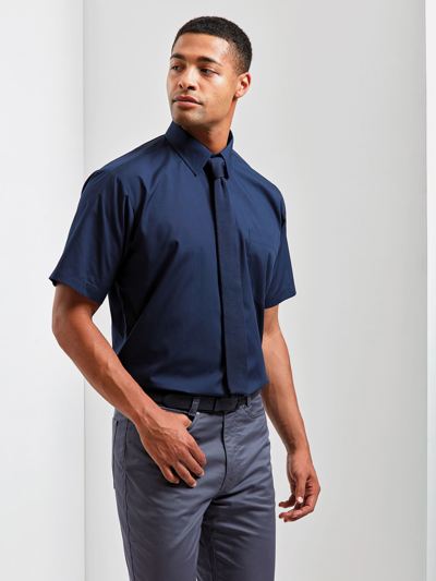 Short Sleeve Poplin Shirt