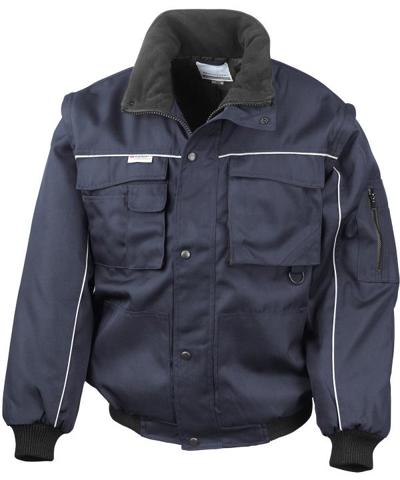 Workguard Zip Sleeve Heavy Duty Pilot Jacket