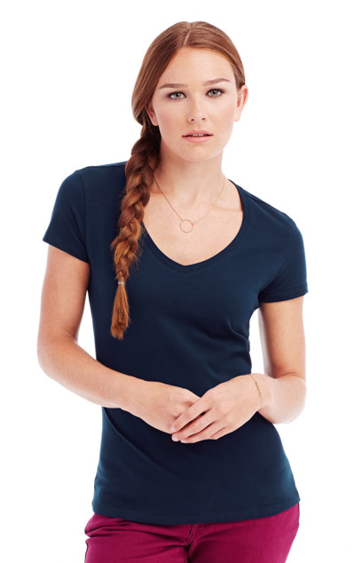 Stars Claire Ladies V Neck T Shirt