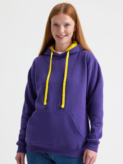 Contrast Hooded Sweatshirt